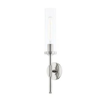 Bowery One Light Wall Sconce in Polished Nickel (70|3700PN)