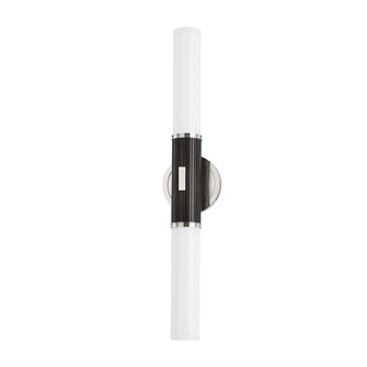 Crewe Two Light Wall Sconce in Polished Nickel (70|3626PNBBR)
