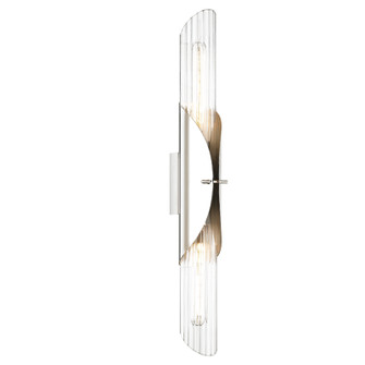 Lefferts Two Light Wall Sconce in Polished Nickel (70|3526PN)