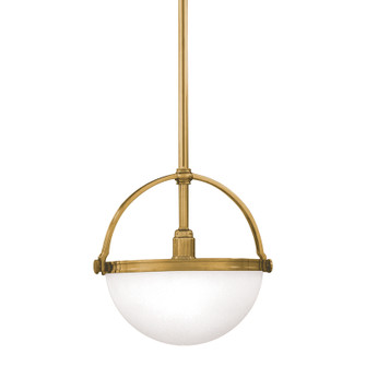 Stratford One Light Pendant in Aged Brass (70|3312AGB)