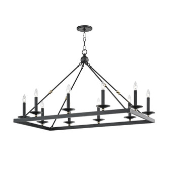 Allendale Ten Light Chandelier in Aged Old Bronze (70|3244AOB)