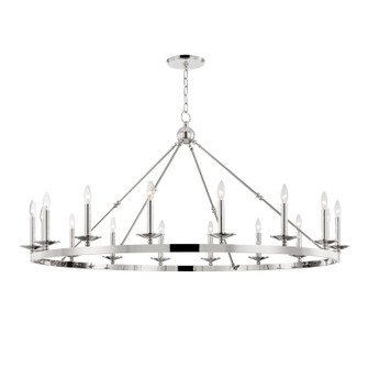 Allendale 16 Light Chandelier in Polished Nickel (70|3216PN)