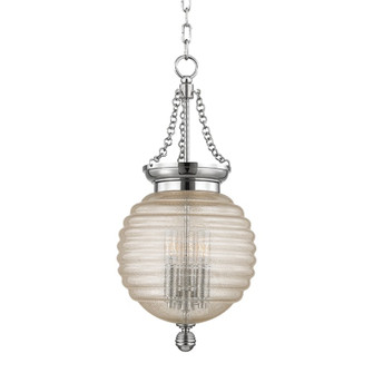 Coolidge Three Light Pendant in Polished Nickel (70|3210PN)