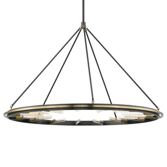 Chambers 15 Light Chandelier in Aged Brass/Old Bronze (70|2758AOB)