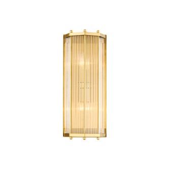 Wembley Two Light Wall Sconce in Aged Brass (70|2616AGB)