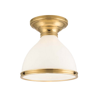 Randolph One Light Semi Flush Mount in Aged Brass (70|2612AGB)