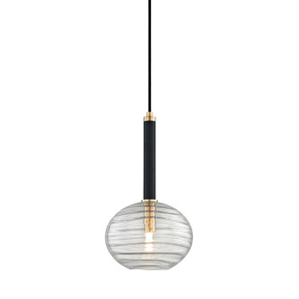 Breton LED Pendant in Aged Brass (70|2410AGB)