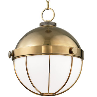 Sumner One Light Pendant in Aged Brass (70|2315AGB)