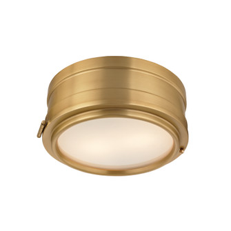 Rye Two Light Flush Mount in Aged Brass (70|2311AGB)