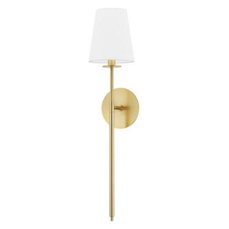 Niagara One Light Wall Sconce in Aged Brass (70|2061AGB)