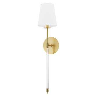 Niagara One Light Wall Sconce in Aged Brass (70|2041AGB)