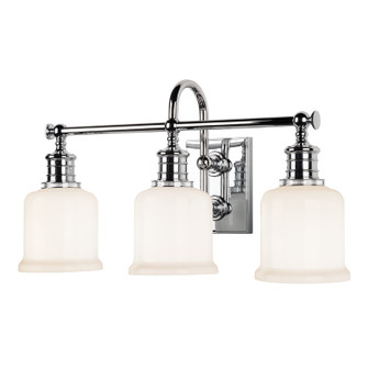 Keswick Three Light Bath Bracket in Polished Chrome (70|1973PC)