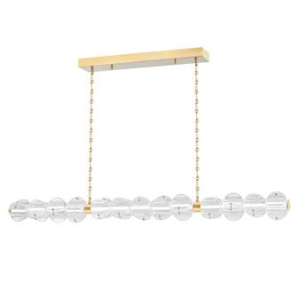 Lindley LED Island Pendant in Aged Brass (70|1950AGB)