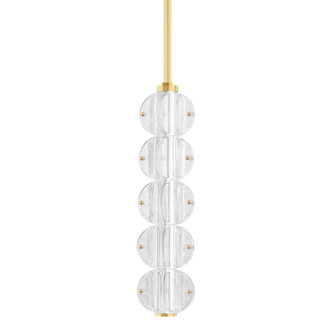Lindley LED Pendant in Aged Brass (70|1905AGB)