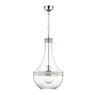 Hagen One Light Pendant in Polished Nickel (70|1814PN)