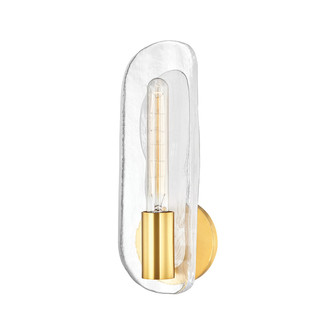 Hopewell One Light Wall Sconce in Aged Brass (70|1761AGB)