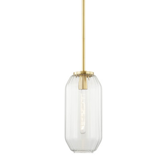 Bennett One Light Pendant in Aged Brass (70|1508AGB)