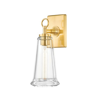 Newfield One Light Wall Sconce in Aged Brass (70|1150AGB)