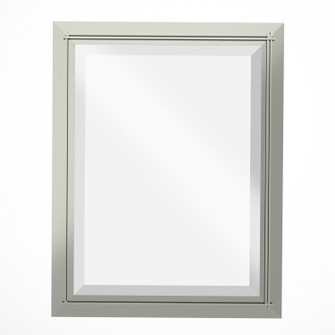 Mirror Metra Large Beveled Mirror in Sterling (39|71011885)