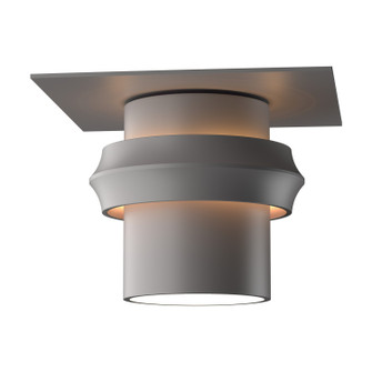 Twilight One Light Outdoor Semi-Flush Mount in Coastal Burnished Steel (39|364903SKT78)