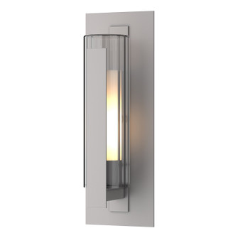 Vertical Bar Vertical Bar Fluted Glass Medium Outdoor Sconce in Coastal Burnished Steel (39|307282SKT78ZU0658)
