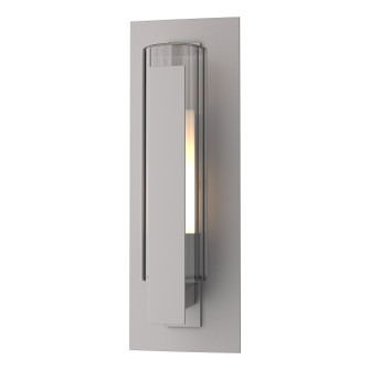 Vertical Bar Vertical Bar Fluted Glass Small Outdoor Sconce in Coastal Burnished Steel (39|307281SKT78ZU0660)