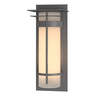 Banded Banded with Top Plate Extra Large Outdoor Sconce in Coastal Burnished Steel (39|305995SKT78GG0240)