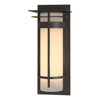 Banded One Light Outdoor Wall Sconce in Coastal Dark Smoke (39|305995SKT77GG0240)