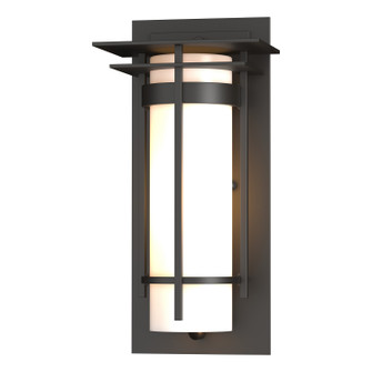 Banded Banded with Top Plate Small Outdoor Sconce in Coastal Oil Rubbed Bronze (39|305992SKT14GG0066)
