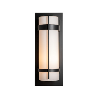 Banded One Light Outdoor Wall Sconce in Coastal Black (39|305895SKT80GG0240)