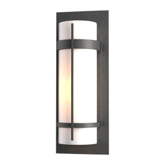 Banded One Light Outdoor Wall Sconce in Coastal Black (39|305894SKT80GG0037)