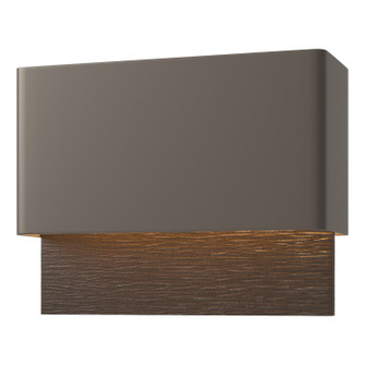Stratum LED Outdoor Wall Sconce in Coastal Dark Smoke (39|302630LED7714)