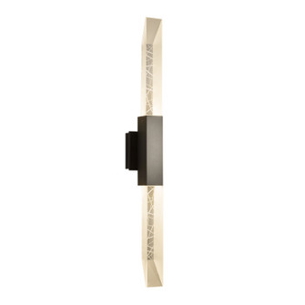 Refraction Two Light Outdoor Wall Sconce in Coastal Black (39|302623SKT80ZM0618)