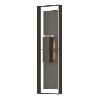 Shadow Box Two Light Outdoor Wall Sconce in Coastal Oil Rubbed Bronze (39|302608SKT1420ZM0736)