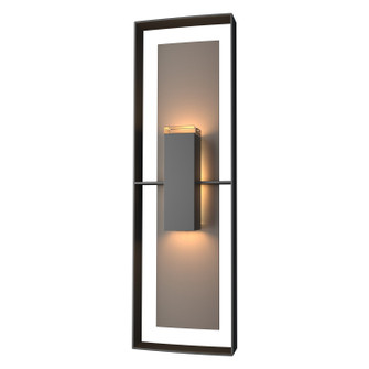 Shadow Box Two Light Outdoor Wall Sconce in Coastal Black (39|302607SKT8077ZM0546)