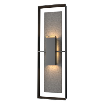 Shadow Box Shadow Box Tall Outdoor Sconce in Coastal Black (39|302607SKT8020ZM0546)