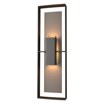 Shadow Box Two Light Outdoor Wall Sconce in Coastal Oil Rubbed Bronze (39|302607SKT1477ZM0546)