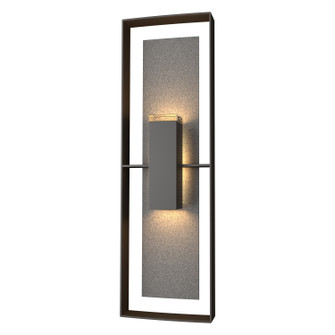 Shadow Box Two Light Outdoor Wall Sconce in Coastal Oil Rubbed Bronze (39|302607SKT1420ZM0546)