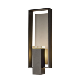 Shadow Box Two Light Outdoor Wall Sconce in Coastal Oil Rubbed Bronze (39|302605SKT1420ZM0546)
