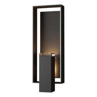 Shadow Box Two Light Outdoor Wall Sconce in Coastal Oil Rubbed Bronze (39|302605SKT1414ZM0546)