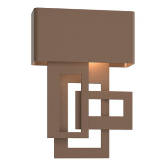 Collage LED Outdoor Wall Sconce in Coastal Bronze (39|302520LEDLFT75)