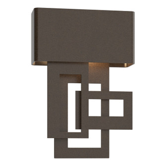 Collage LED Outdoor Wall Sconce in Coastal Oil Rubbed Bronze (39|302520LEDLFT14)