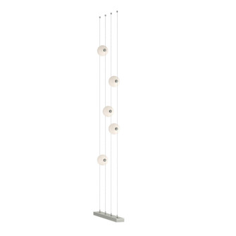 Abacus Abacus 5-Light Floor to Ceiling Plug-In LED Lamp in Sterling (39|289520LEDSTND85GG0668)