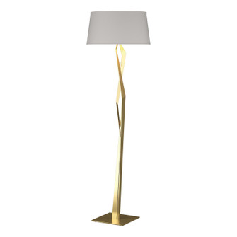 Facet One Light Floor Lamp in Modern Brass (39|232850SKT86SE2011)