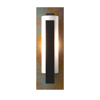 Vertical Bar Forged Vertical Bar Sconce - Cherry or Copper Backplate in Black (39|217186SKT10CPGG0065)
