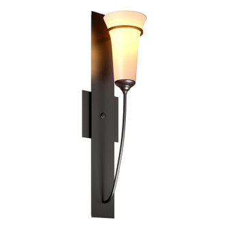 Banded One Light Wall Sconce in Black (39|206251SKT10GG0068)