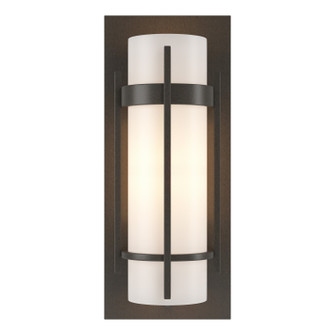 Banded One Light Wall Sconce in Dark Smoke (39|205892SKT07GG0065)