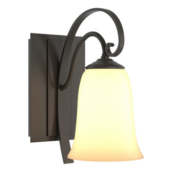 Scroll One Light Wall Sconce in Dark Smoke (39|204531SKT07GG0035)