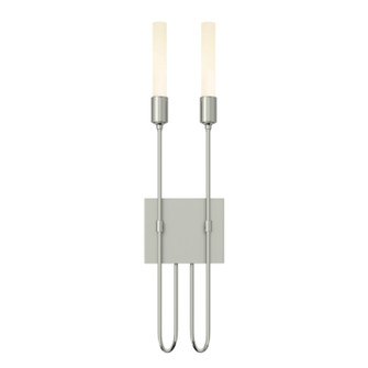 Lisse Lisse 2 Light Sconce in Sterling (39|203053SKT85)