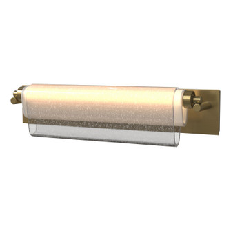 Draped Glass LED Bath Bar in Modern Brass (39|202225LED86ZS0740)